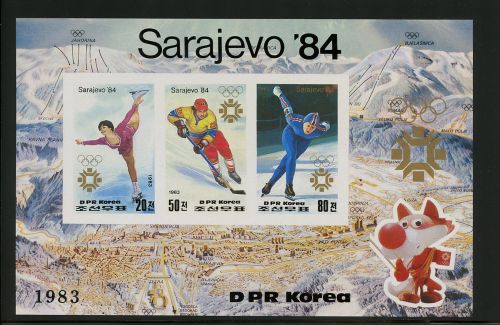 1983, Sport u. Spiel,Olympische Winterspiele 1976-,, Bl. 150 B, **