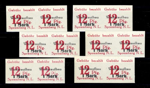 1946, Deutsche Lokalausgabe Spremberg, 20 B II-XI, **