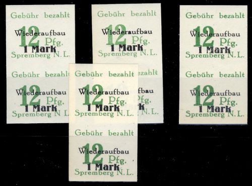 1946, Deutsche Lokalausgabe Spremberg, 22 B XI u.a., **