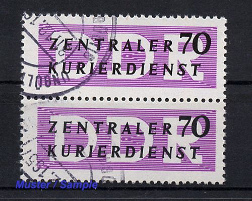 1956, DDR Verwaltungspost B Zentraler Kurierdienst, 9 I, cto