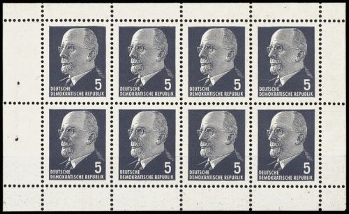1962, DDR, Hbl. 10 A, **
