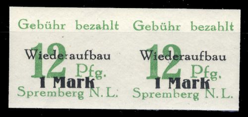 1946, Deutsche Lokalausgabe Spremberg, 22 B I, **