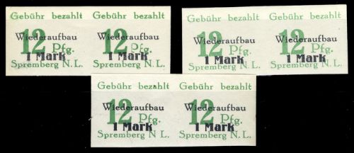 1946, Deutsche Lokalausgabe Spremberg, 22 B II u.a., **