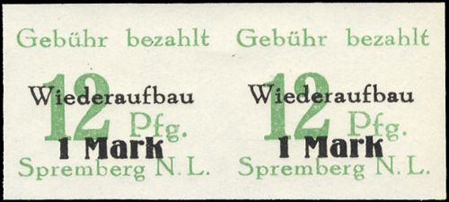 1946, Deutsche Lokalausgabe Spremberg, 22 B VI, **