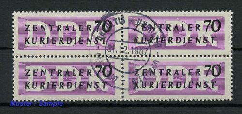 1956, DDR Verwaltungspost B Zentraler Kurierdienst, 9 I, cto