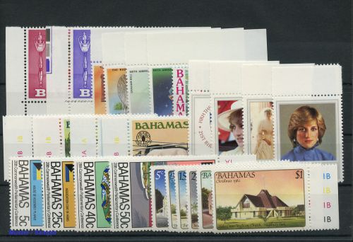1972, Bahamas, 524-29 u.a., **