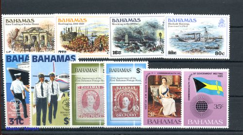 1985, Bahamas, 600-01 u.a., **