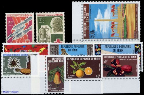 1977, Benin, 104-05 u.a., **