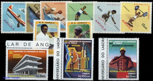 1962, Angola, 441-46 u.a., **