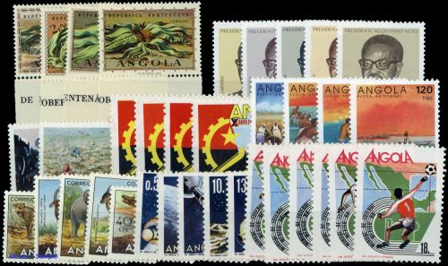 1953, Angola, 368-72 u.a., **