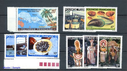 1962, Französisch Polynesien, 22 u.a., **