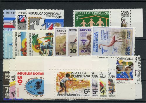 1977, Dominikanische Republik, 1174-77 u.a., **