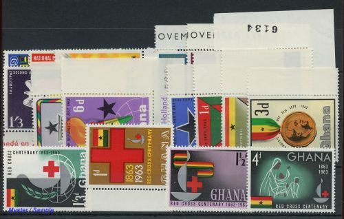 1961, Ghana, 106-11 u.a., **
