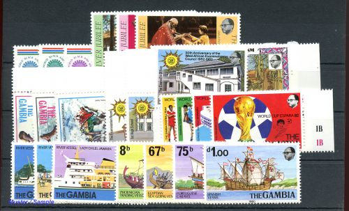 1977, Gambia, 336-38 u.a., **