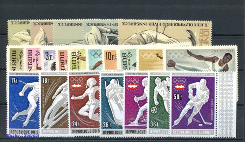 1964, Burundi, 80-84 u.a., **