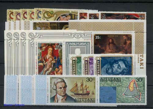 1974, Aitutaki, 112-17 u.a., **