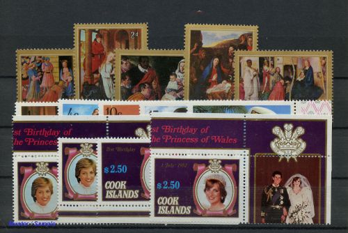 1966, Cook Inseln, 268-72 u.a., **