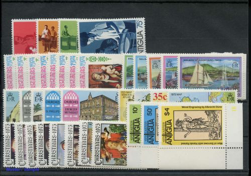 1974, Antigua und Antigua Barbuda, 358-62 u.a., **