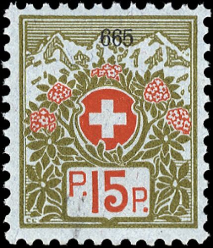 1911, Schweiz, P 6 I, **