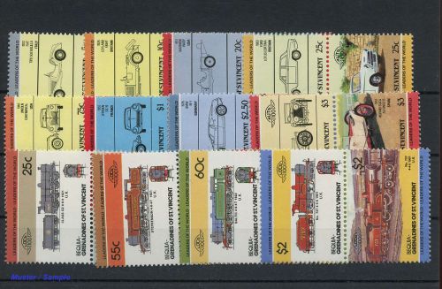 1984, St. Vincent Grenadinen Bequia, 66-89, **