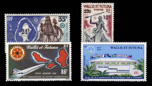 1971, Wallis und Futuna, 228-29 u.a., **