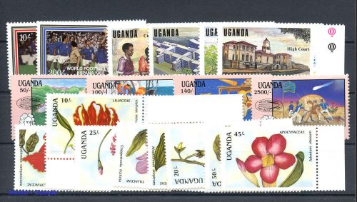 1986, Uganda, 499-02 u.a., **