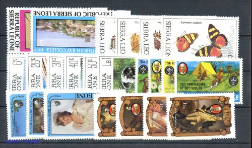 1982, Sierra Leone, 614-23 u.a., **