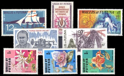 1967, Wallis und Futuna, 216 u.a., **