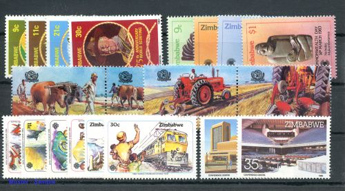 1983, Zimbabwe, 272-85 u.a., **
