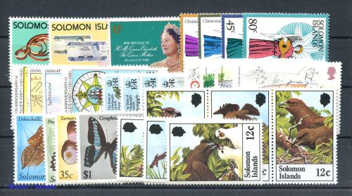 1982, Salomoninseln, 455-58 u.a., **