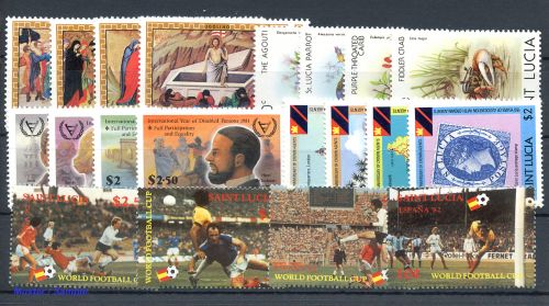 1982, St. Lucia, 573-76 u.a., **