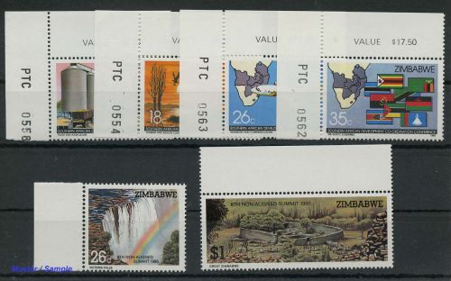 1986, Zimbabwe, 340-43 u.a., **