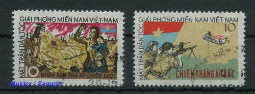 1963, Vietnam Nord Ausgaben für den Vietcong, 4-5, gest.