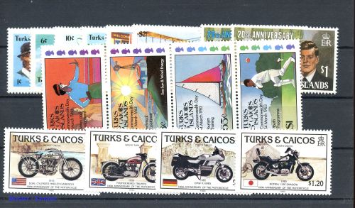 1978, Turks und Caicos Inseln, 393-98 u.a., **