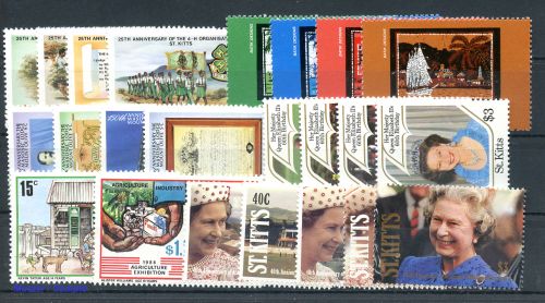 1985, St. Kitts Nevis, 164-67 u.a., **