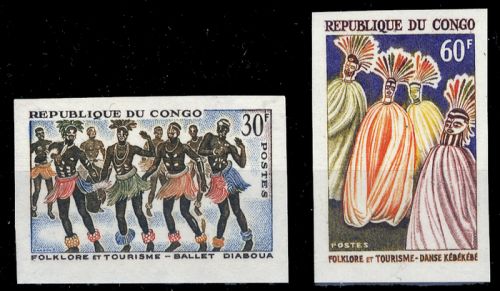 1964, Kongo Brazzaville, 45-46 U, **