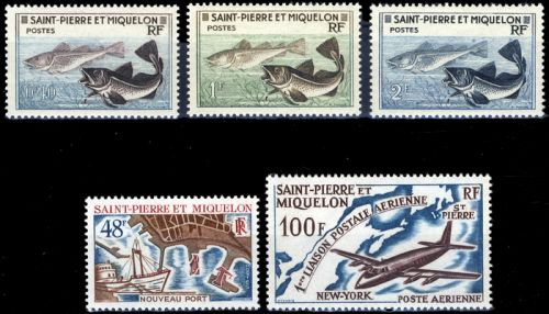 1964, St. Pierre et Miquelon, 407 u.a., **