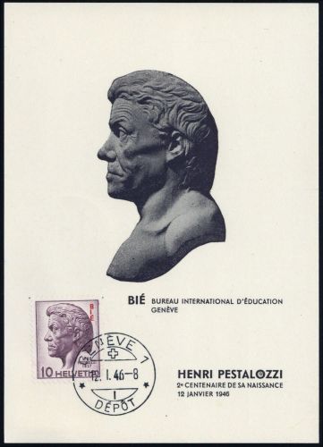 1946, Schweiz Internationale Erziehungsamt BIE, 22 Maxi