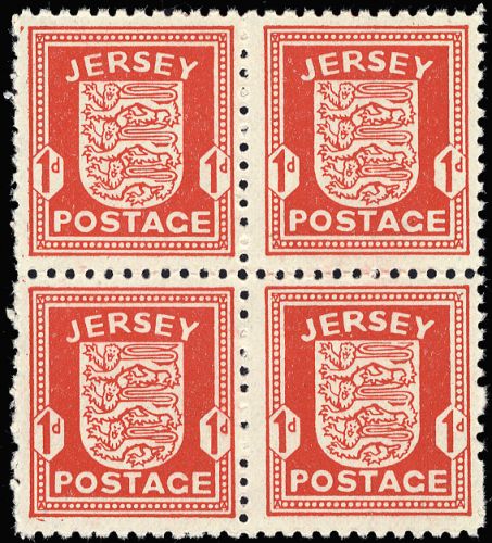 1941, Deutsche Besetzung II. WK Jersey, 2 (4), **