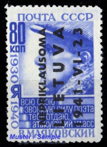 1941, Deutsche Besetzung II. WK Litauen, 9, **