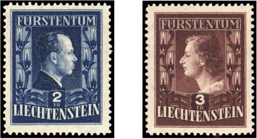 Liechtenstein, 304-05 A (50), **