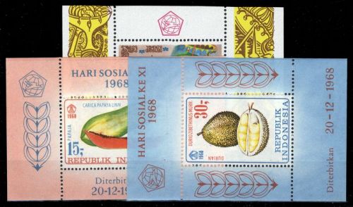 1968, Indonesien, Bl. 13-15, **