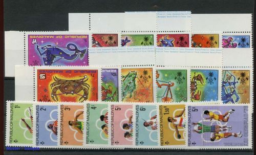 1974, Malediven, 529-40 u.a., **