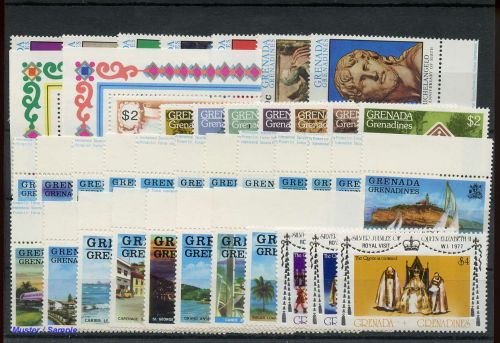 1974, Grenada Grenadines, 113-31 u.a., **