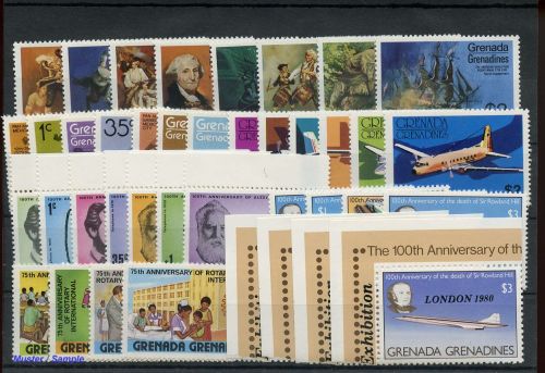 1975, Grenada Grenadines, 390-93 u.a., **