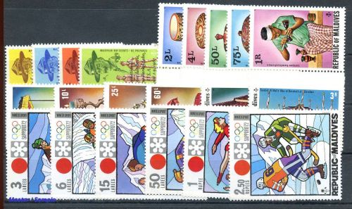 1968, Malediven, 285-88 u.a., **
