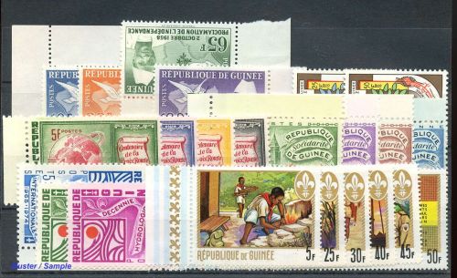 1959, Guinea, 3-7 u.a., **
