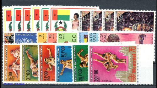 1976, Guinea Bissau, 380-89 u.a., **