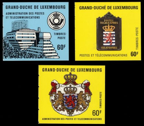 1986, Luxemburg, MH 1-3, **