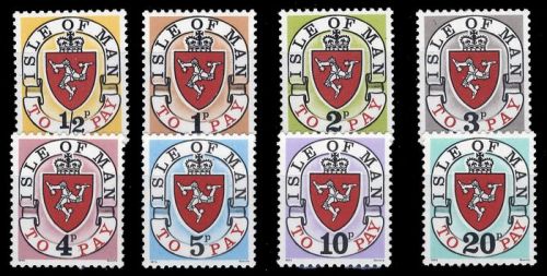1973, Insel Man, P 1-8 I, **